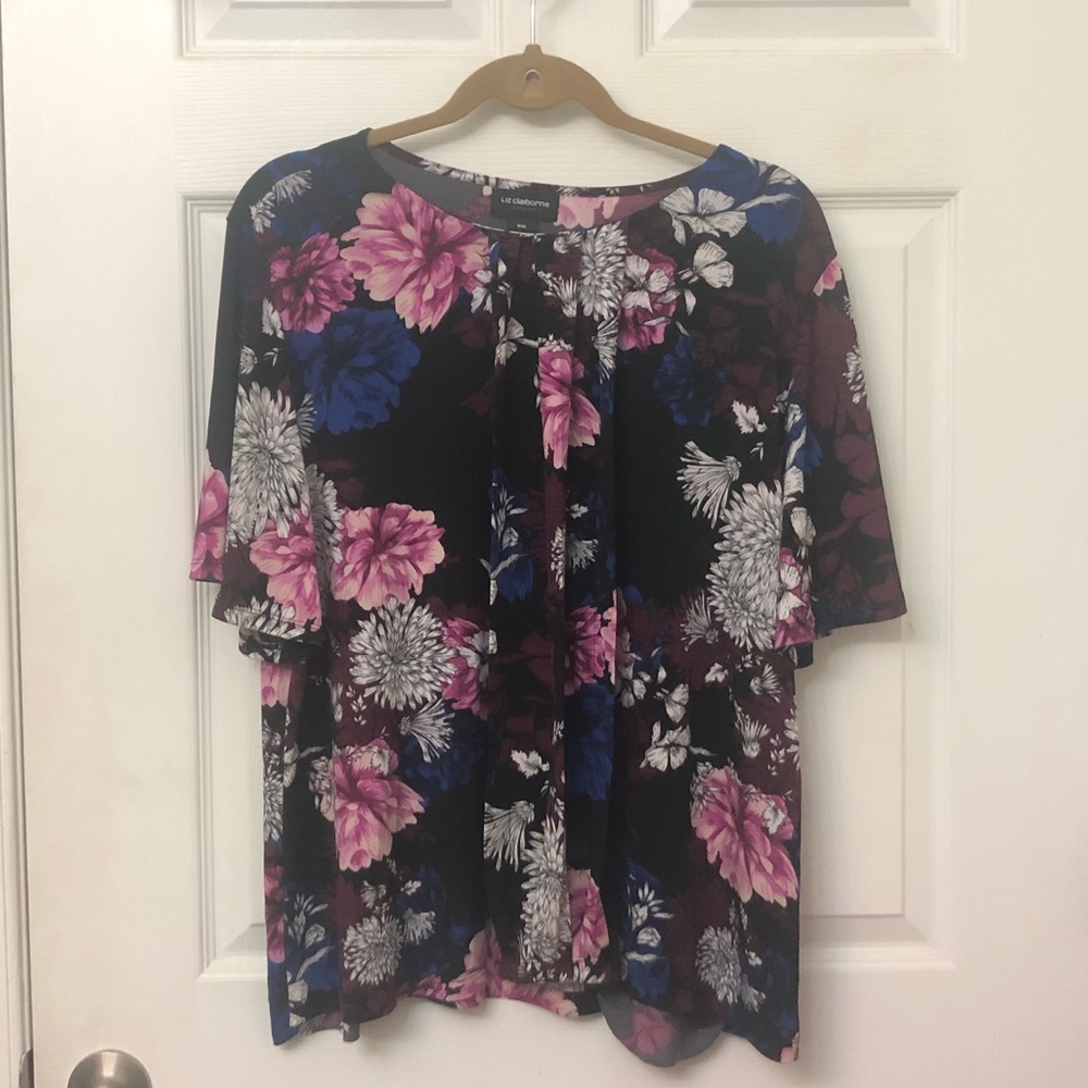 Liz Claiborne Career Women’s Floral Blouse